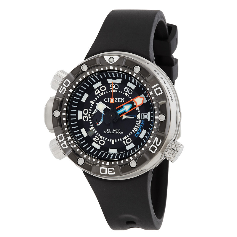 Citizen Promaster Marine Eco-Drive Black Dial Men's Watch BN2024