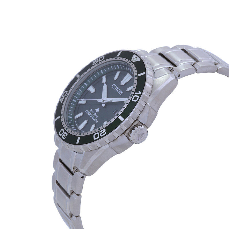 Citizen Promaster Marine Eco-Drive Green Dial Men's Watch BN0199