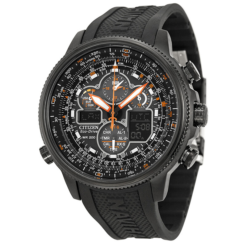 CITIZEN プロマスター ナビホーク JY8035-04E 腕時計 Citizen Promaster Navihawk A-T Eco Drive Black Dial Men's Watch