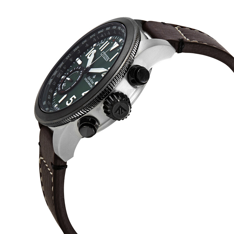 Citizen Promaster Satellite Chronograph Green Dial Men's Watch