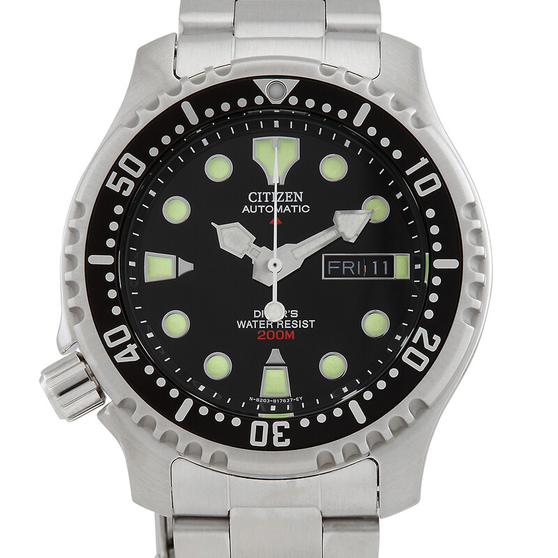 (未使用品)シチズン メンズ プロマスター マリーン (NY0040-50E) Citizen Promaster Sea Lefty Automatic Black Dial Men's Watch