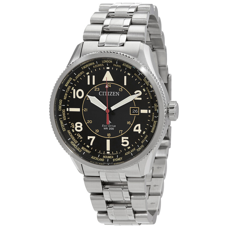 Citizen Promaster Sky World Time Eco-Drive Black Dial Men's Watch