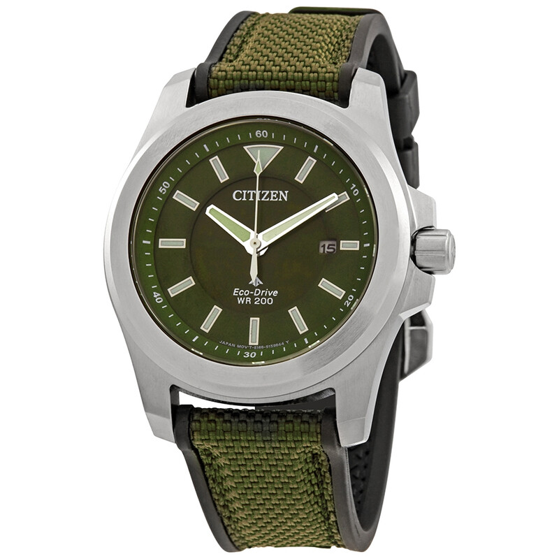 ndt0210 Citizen Promaster Tough Green Dial Eco-Drive Green Fabric Men's