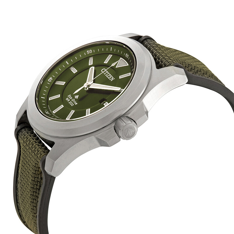 Citizen Promaster Tough Green Dial Eco-Drive Green Fabric Men's