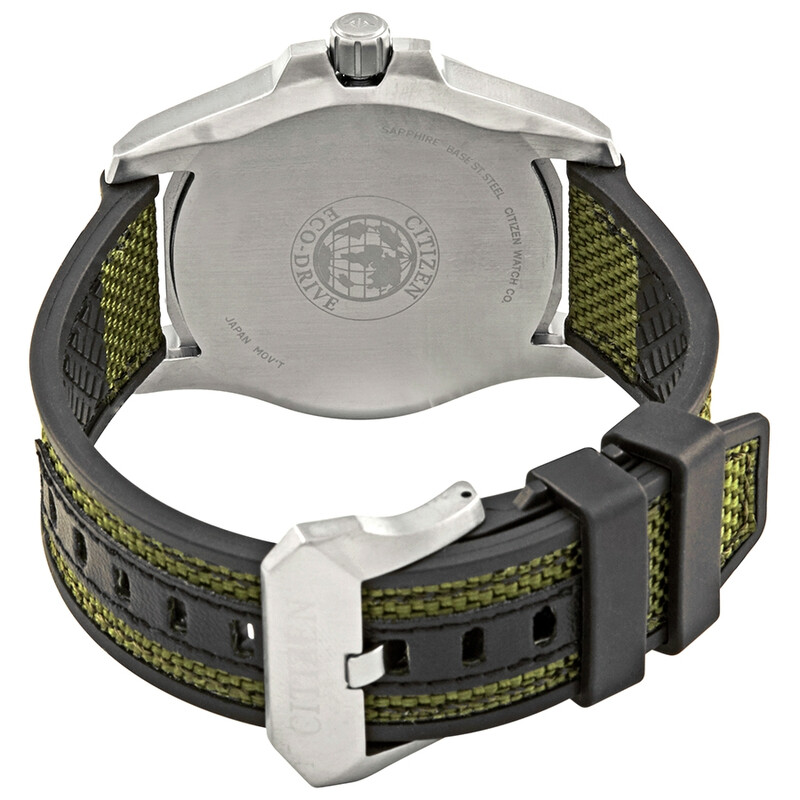 BA GREEN☆ Citizen Promaster Tough Green Dial Eco-Drive Green Fabric Men's