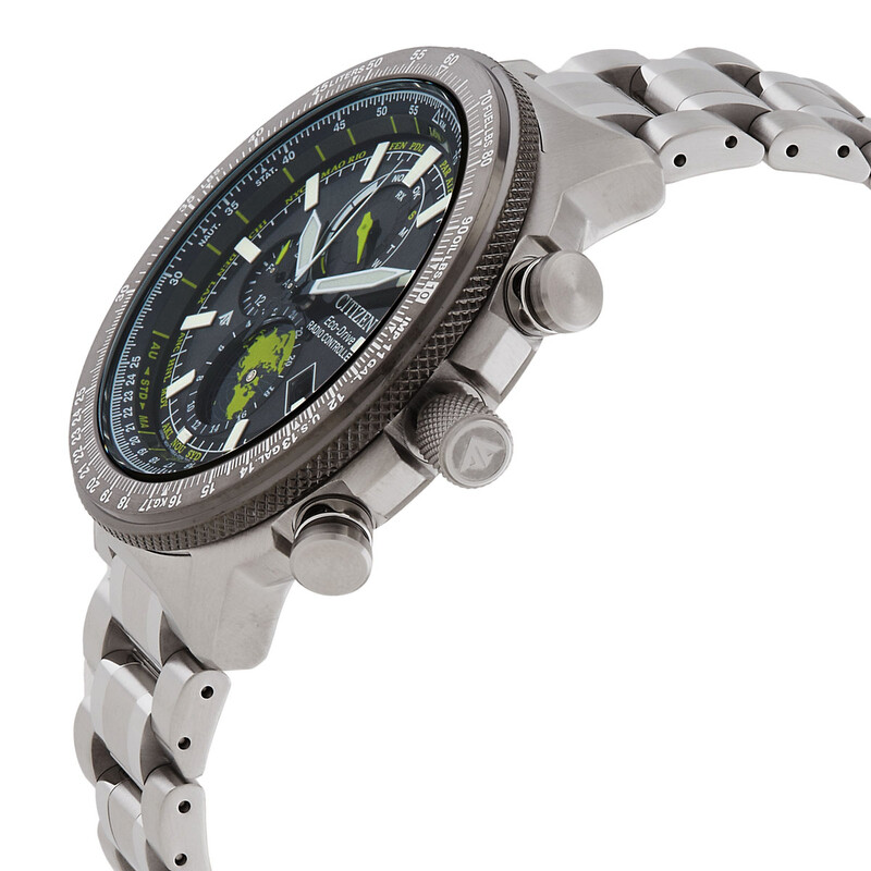 Citizen Promaster World Time Black Dial Men's Watch BY3006-53E