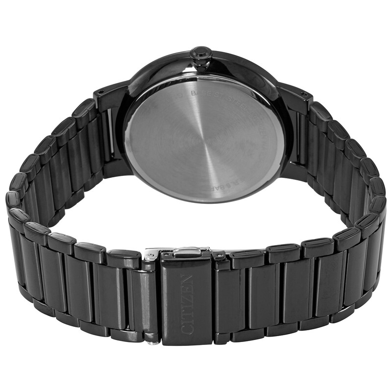 NWT Citizen Quartz Black Dial Black-plated Men\'s Watch Citizen, Men main image 3