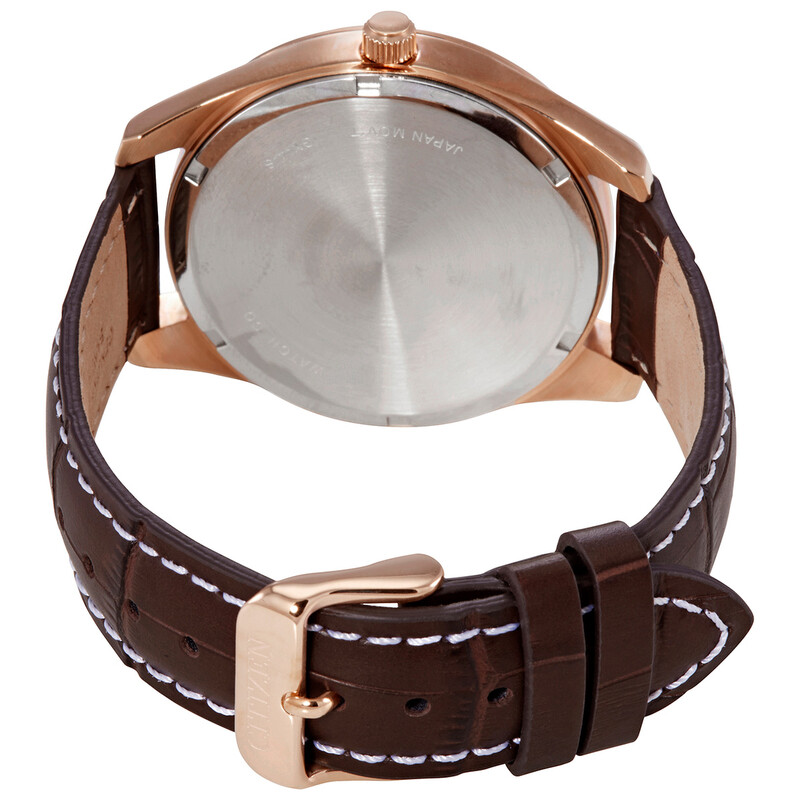 Citizen Quartz Black Dial Brown Leather Ladies Watch BI1033  display picture 1