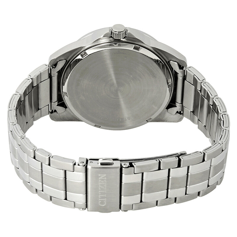 Citizen Quartz Black Dial Stainless Steel Men's Watch AG8340-58E