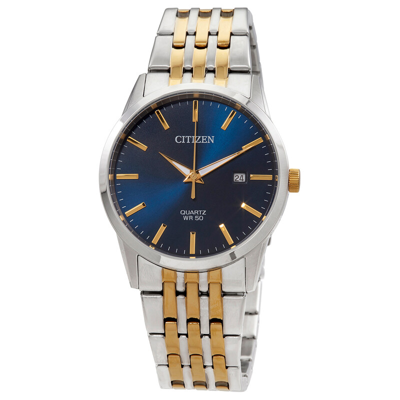Citizen Quartz Blue Dial Two-tone Men's Watch BI5006-81L