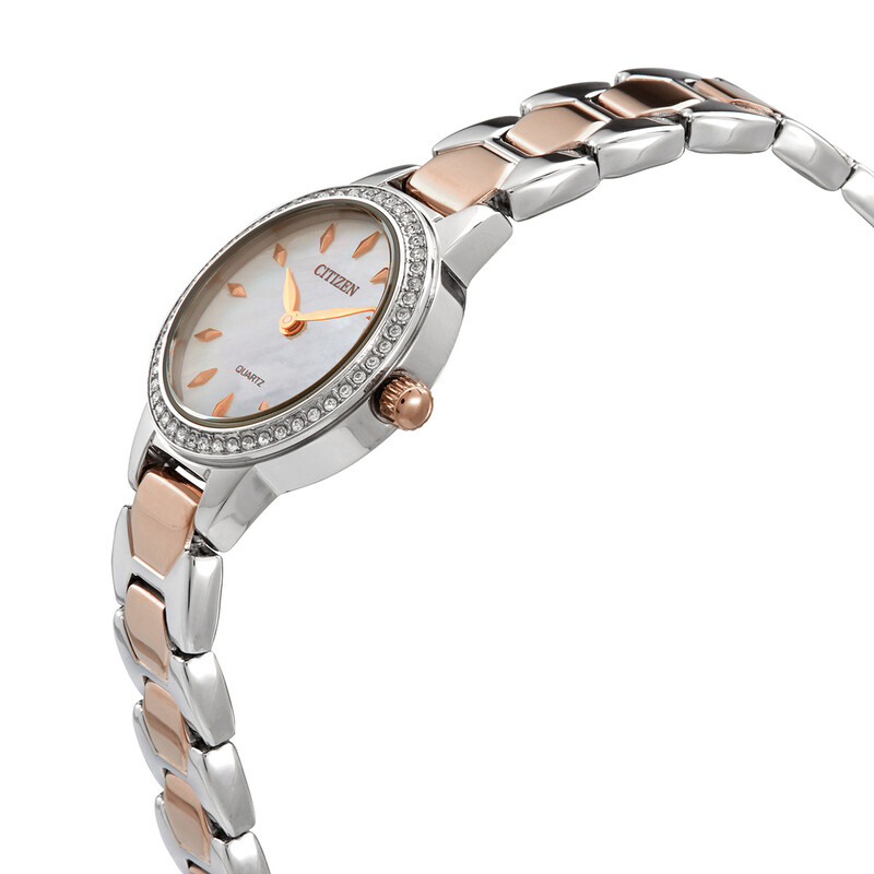Citizen Quartz Crystal Mother of Pearl Dial Ladies Watch  display picture 3