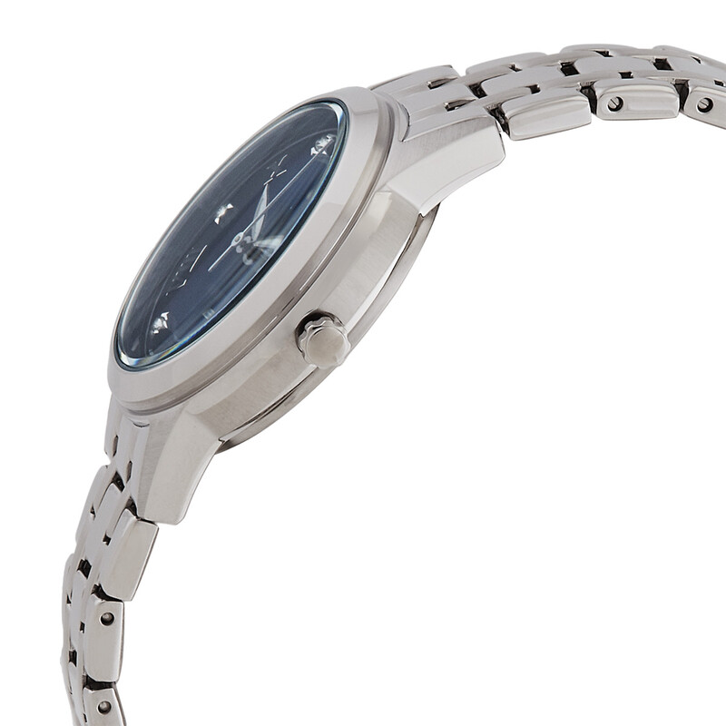 Citizen Eco-Drive Diamond Blue Dial Ladies Watch FE1240-57L  display picture 1