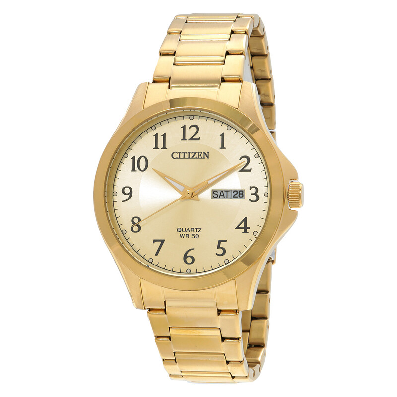 Citizen Quartz Gold Dial Men's Watch BF2028-83P 4974374342676
