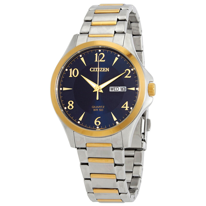 【やや美品 85%OFF】 MONTRES QUARTZ 腕時計 ネイビー Citizen Quartz Midnight Blue Dial Men's Watch BF2005-54L