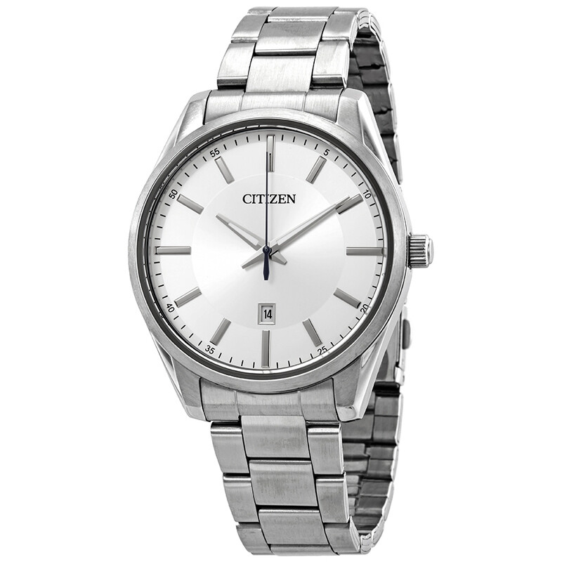 Citizen Quartz Silver Dial Stainless Steel Men's Watch BI1030-53A