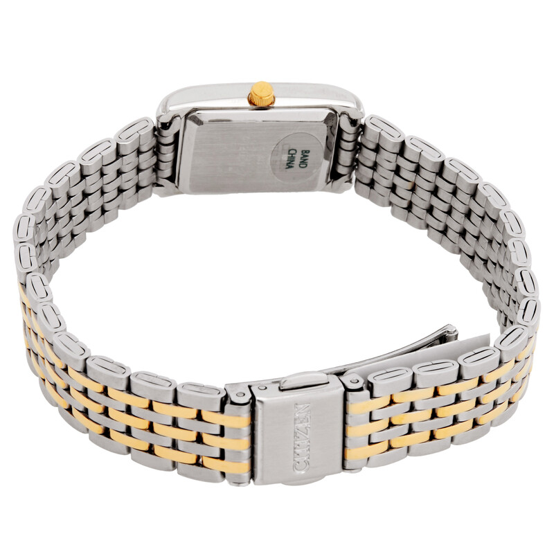 Citizen Quartz White Dial Two-tone Ladies Watch EJ5854-56A  display picture 3