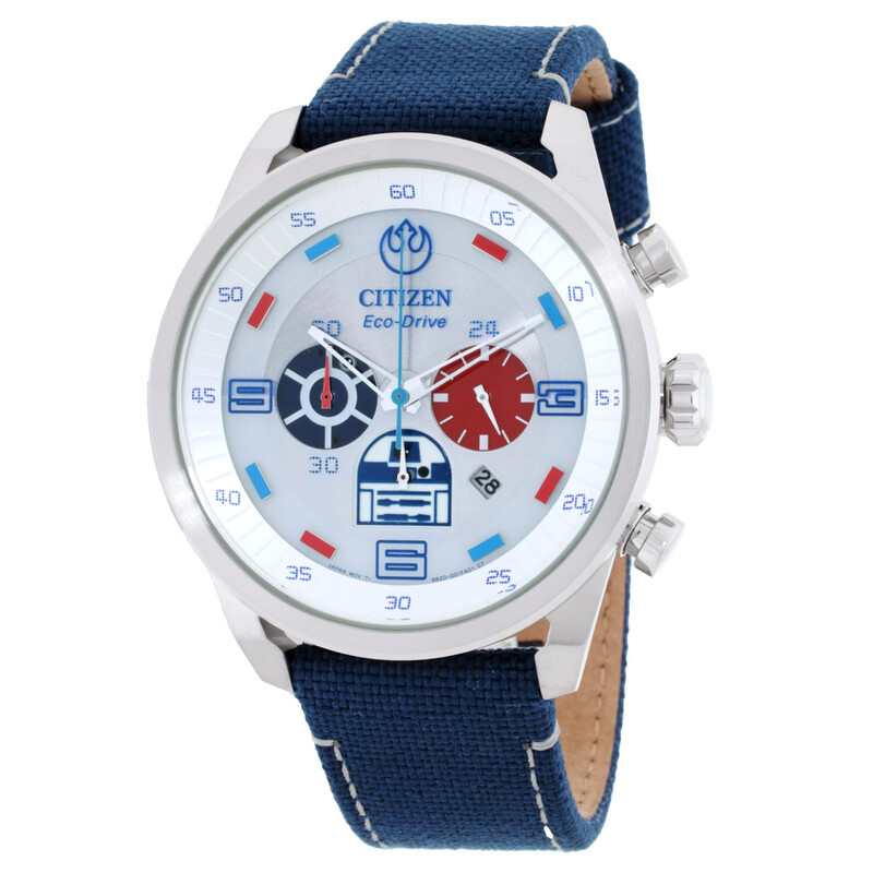 Citizen R2-D2 Star Wars Chronograph Silver Dial Men's Watch CA4219