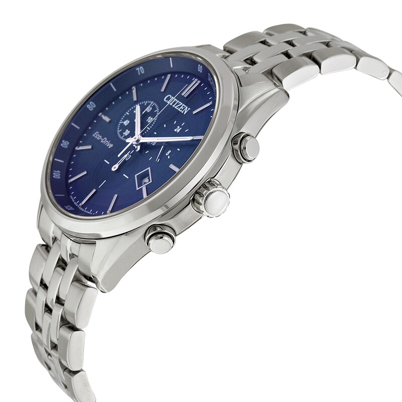 Citizen Sapphire Collection Eco-Drive Chronograph Blue Dial Men's Citizen Sapphire Collection Eco-Drive Chronograph Blue Dial Men's