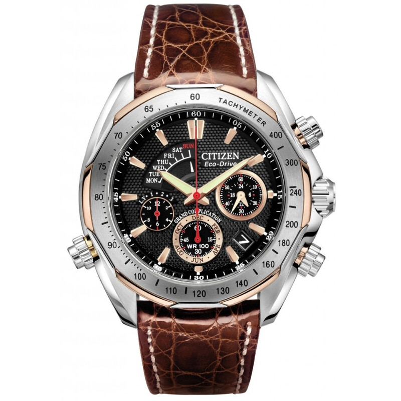 Citizen Signature Eco-Drive Chronograph Perpetual Calendar Black