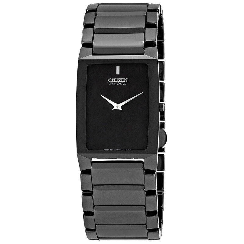 Citizen Stiletto Blade Eco-Drive Black Ceramic Men's Watch AR3045 Citizen Stiletto Blade Eco-Drive Black Ceramic Men's Watch AR3045