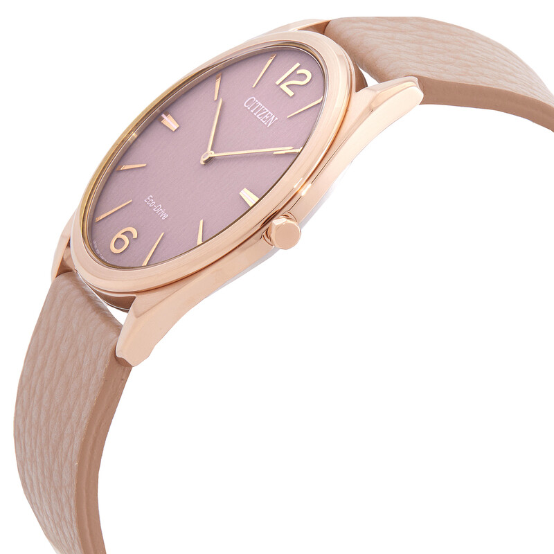 Citizen Suratto Eco-Drive Pink Dial Unisex Watch AR3123-00X