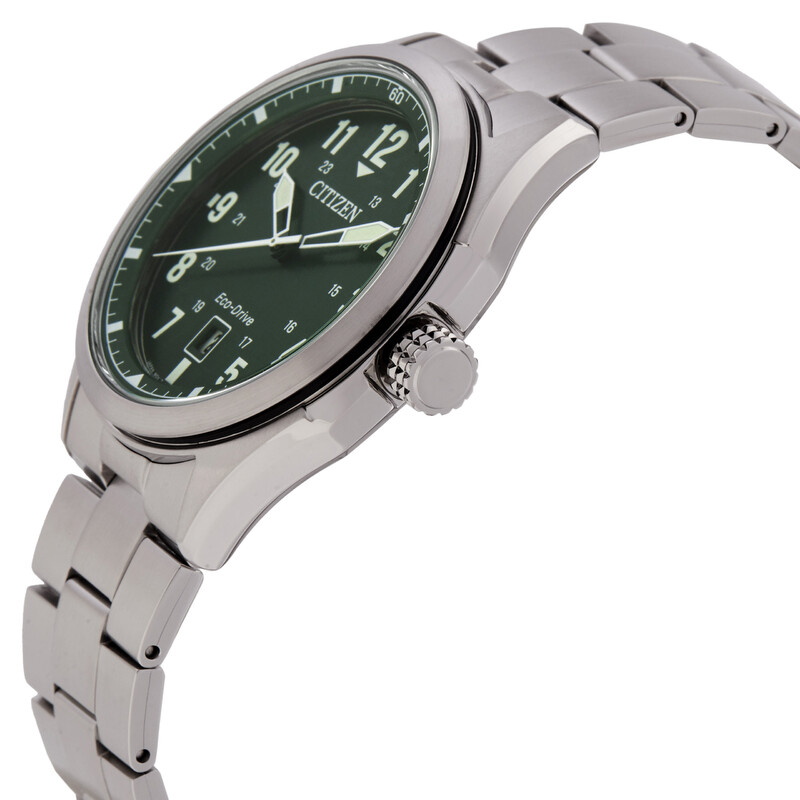 Citizen Terra Force Green Dial Men's Watch AW1890-51X