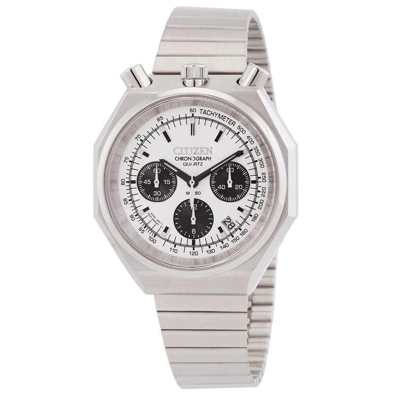 Citizen Tsuno Chronograph Quartz Silver Dial Men's Watch AN3700