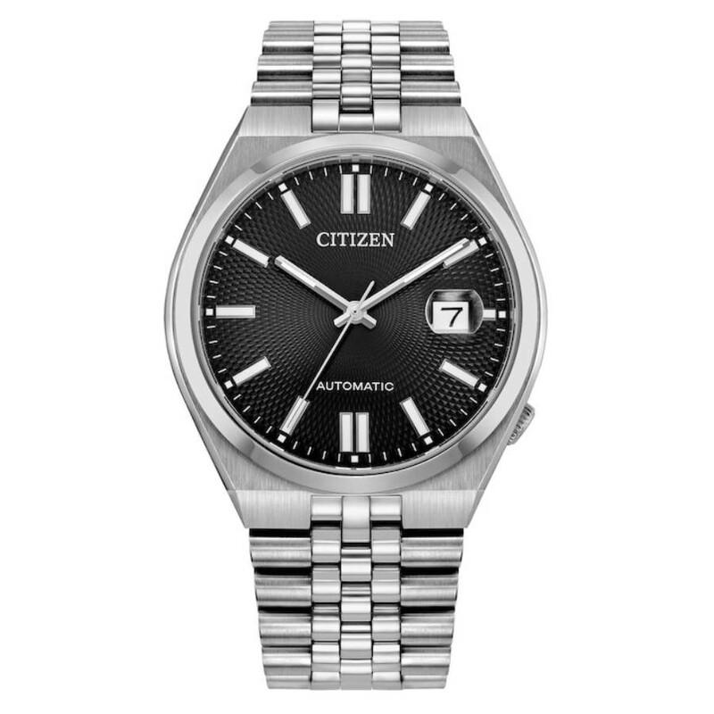 Citizen Tsuyosa 60 Automatic Black Dial Men's Watch NK0020-55E