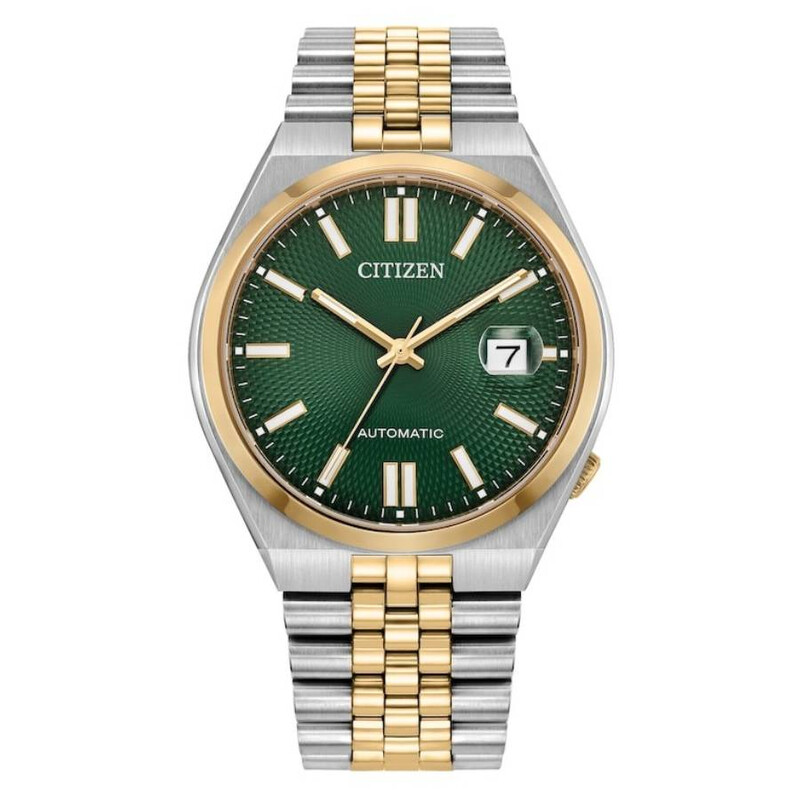 よしお Citizen Tsuyosa 60 Automatic Green Dial Men's Watch NK0024-54X
