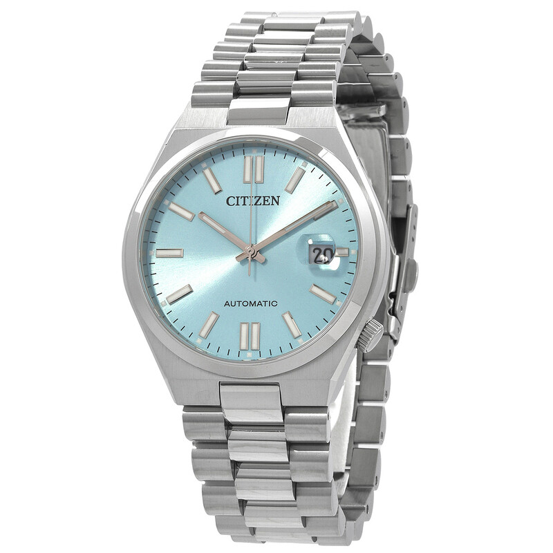 CITIZEN TSUYOSA NJ0151-88M アイスブルー文字　40mm Citizen Tsuyosa Automatic Ice Blue Dial Men's Watch NJ0151-88M