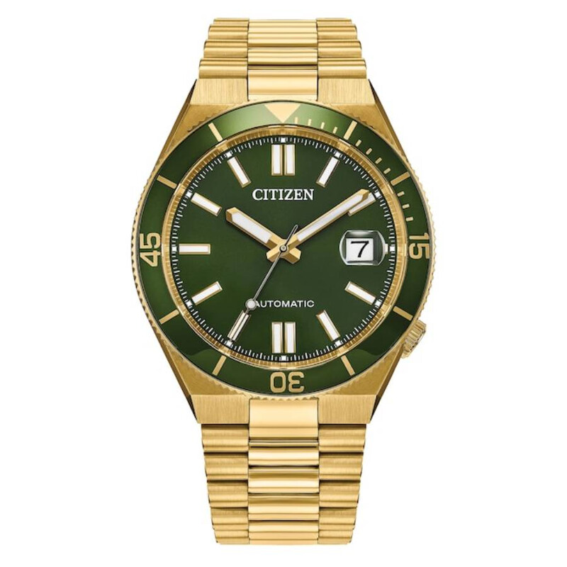 Citizen Tsuyosa Shore Automatic Green Dial Men's Watch NJ0232-53X