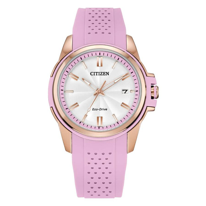 Citizen Veya Eco-Drive Silver Dial Ladies Watch FE1263-01A