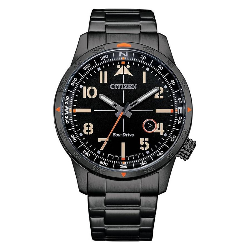 Citizen Weekender Eco-Drive Black Dial Men's Watch BM7555-59E