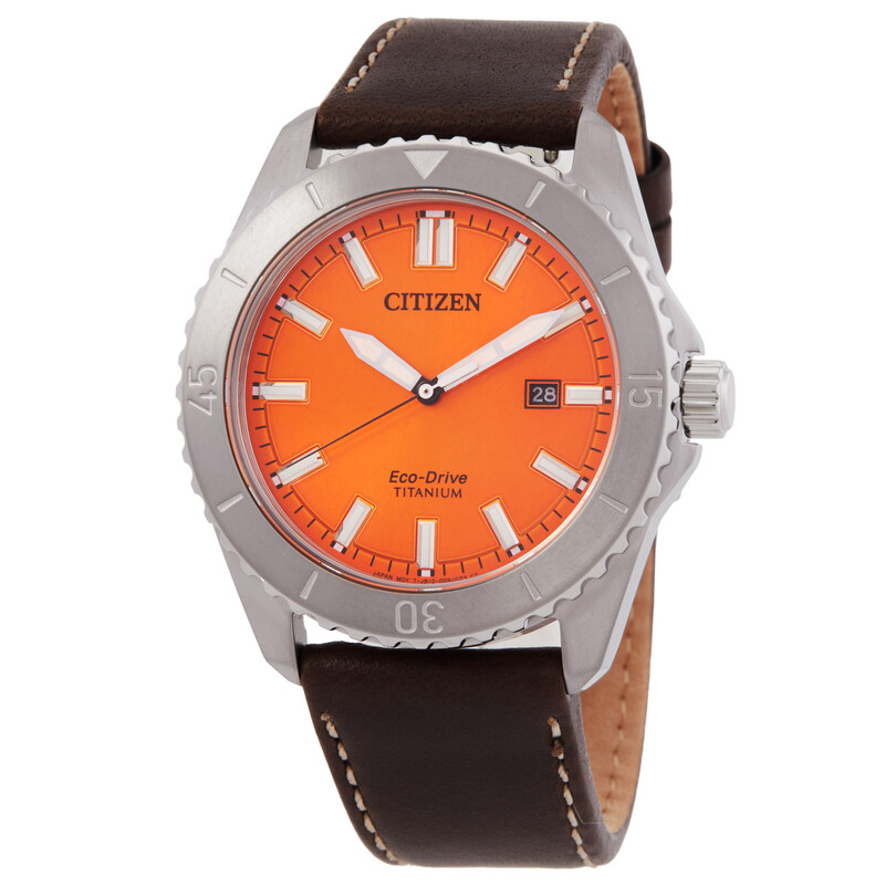 Citizen Weekender Quartz Orange Dial Men's Watch AW1840-09X