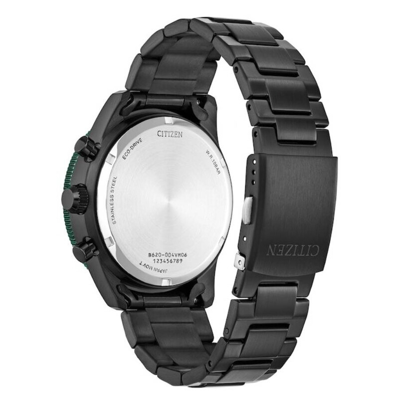 Citizen Weekender Sport Chronograph Black Dial Men's Watch CA4555