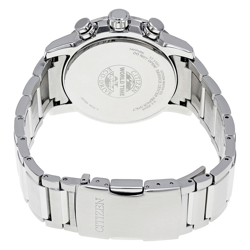 マロカ CITIZEN Eco-Drive ワールドタイム 電波ソーラー⌚ Citizen World Time Eco-Drive A-T Perpetual Men's Watch AT9070-51L