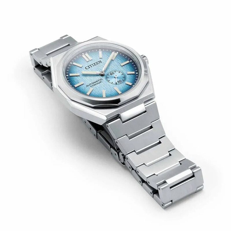 Citizen Zenshin 60 Automatic Light Blue Dial Men's Watch NK5020