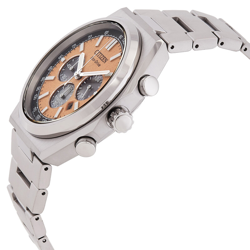★美品★CITIZEN WATER 10bar RESIST★JUNKTION IＧNIS★メンズウォッチ★1 Men's Watch Citizen Zenshin Chrono Orange Dial - CA4610-85Z