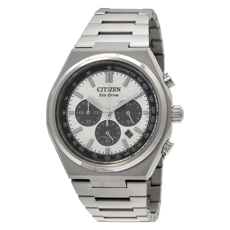 Citizen Zenshin Chrono Chronograph Silver Dial Men's Watch CA4610