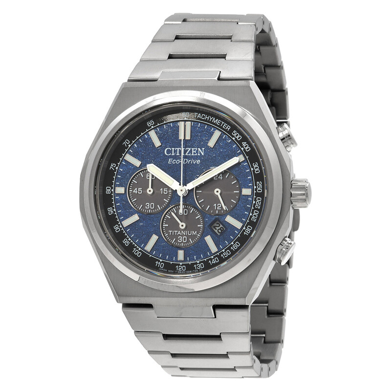 Citizen Zenshin Chronograph Blue Dial Men's Watch CA4610-85L