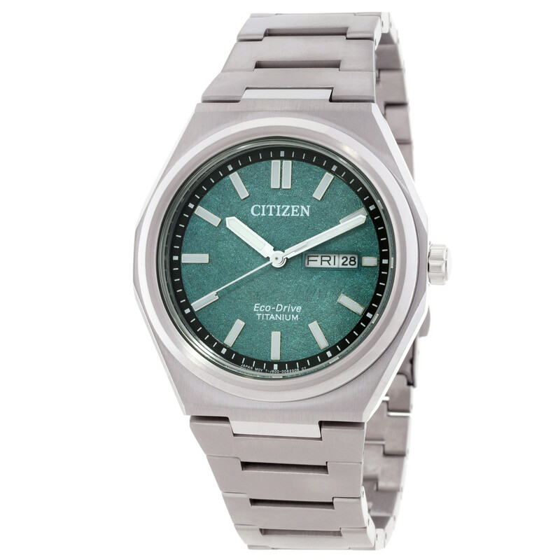 Citizen Zenshin Three-hand Green Dial Men