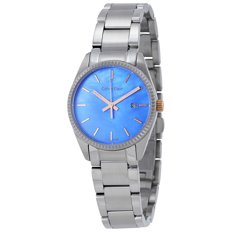 Calvin Klein Alliance Blue Mother of Pearl Dial Ladies Watch