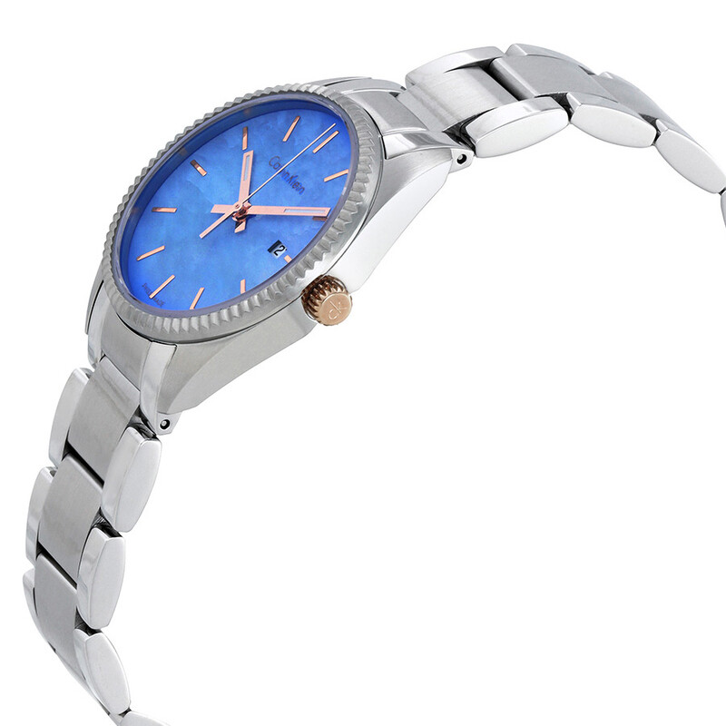 Calvin Klein Alliance Blue Mother of Pearl Dial Ladies Watch