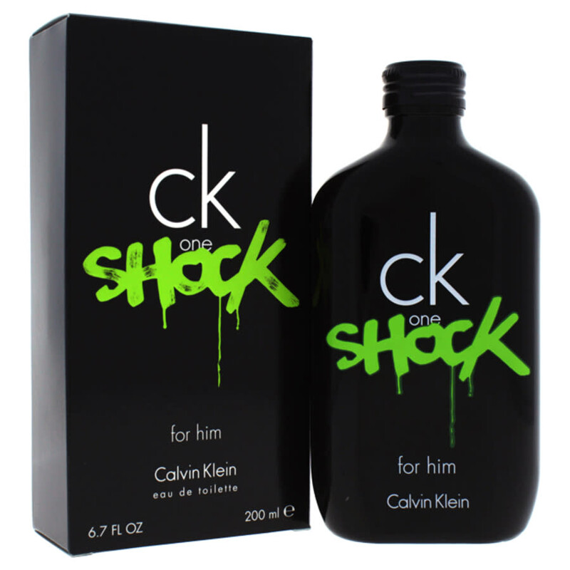Ck One Shock Men / Calvin Klein EDT Spray 6.7 oz (200 ml) (m)