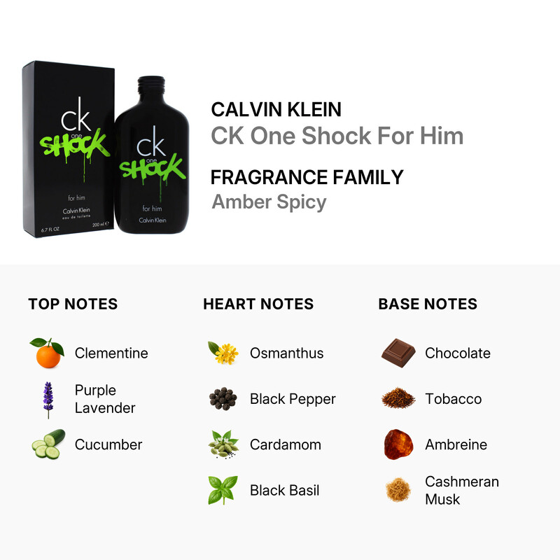 Calvin Klein Ck One Shock Men / Calvin Klein EDT Spray 6.7 oz (200