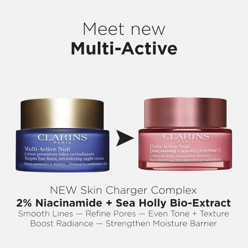Clarins Multi Active Night Targets Fine Lines Revitalizing Night