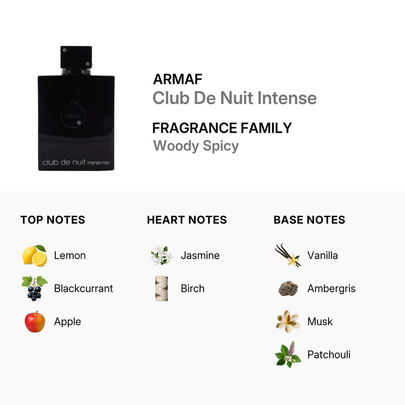 Armaf Club De Nuit Intense by Armaf for Men - 6.8 oz EDP Spray