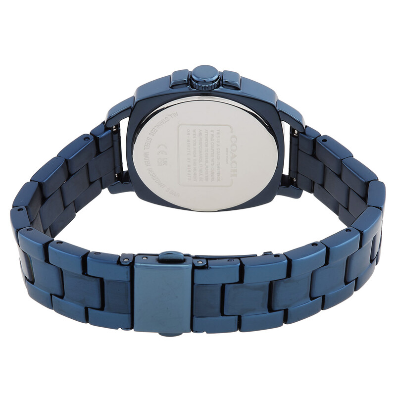 Coach Boyfriend Quartz Crystal Blue Dial Ladies Watch 14503985