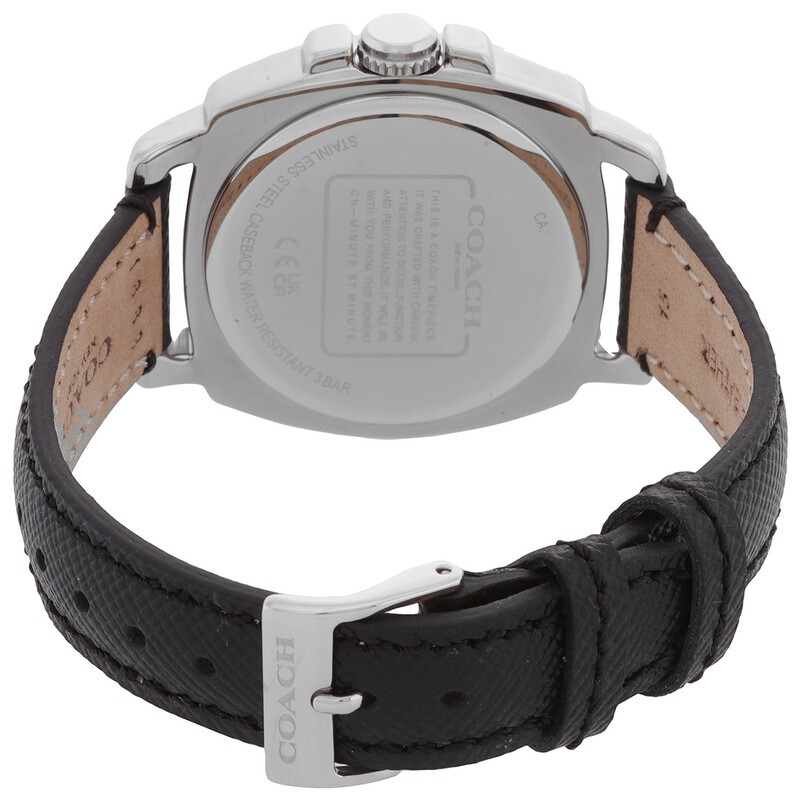 Coach Boyfriend Quartz Crystal Silver Dial Ladies Watch 14503152 ...