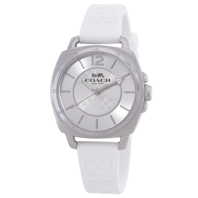Coach Boyfriend Quartz Silver Dial Ladies Watch 14503146 - Watches ...